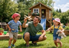 Der perfekte Familiengarten: Praktische Tipps für Väter und Heimwerker