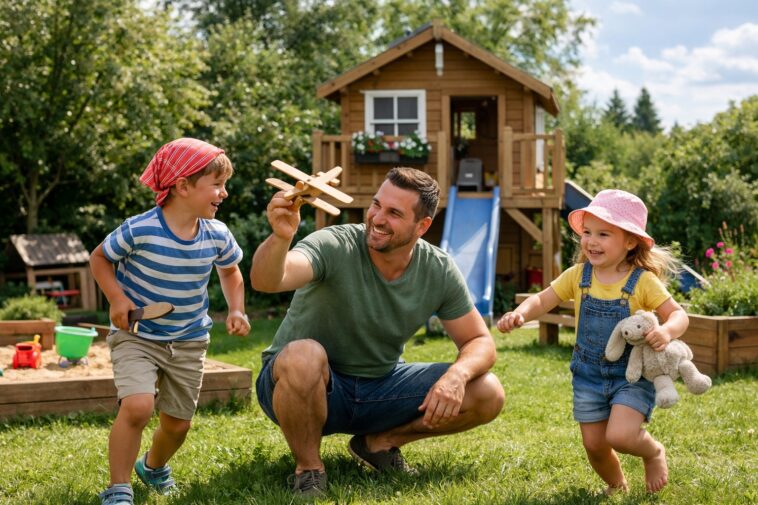 Der perfekte Familiengarten: Praktische Tipps für Väter und Heimwerker